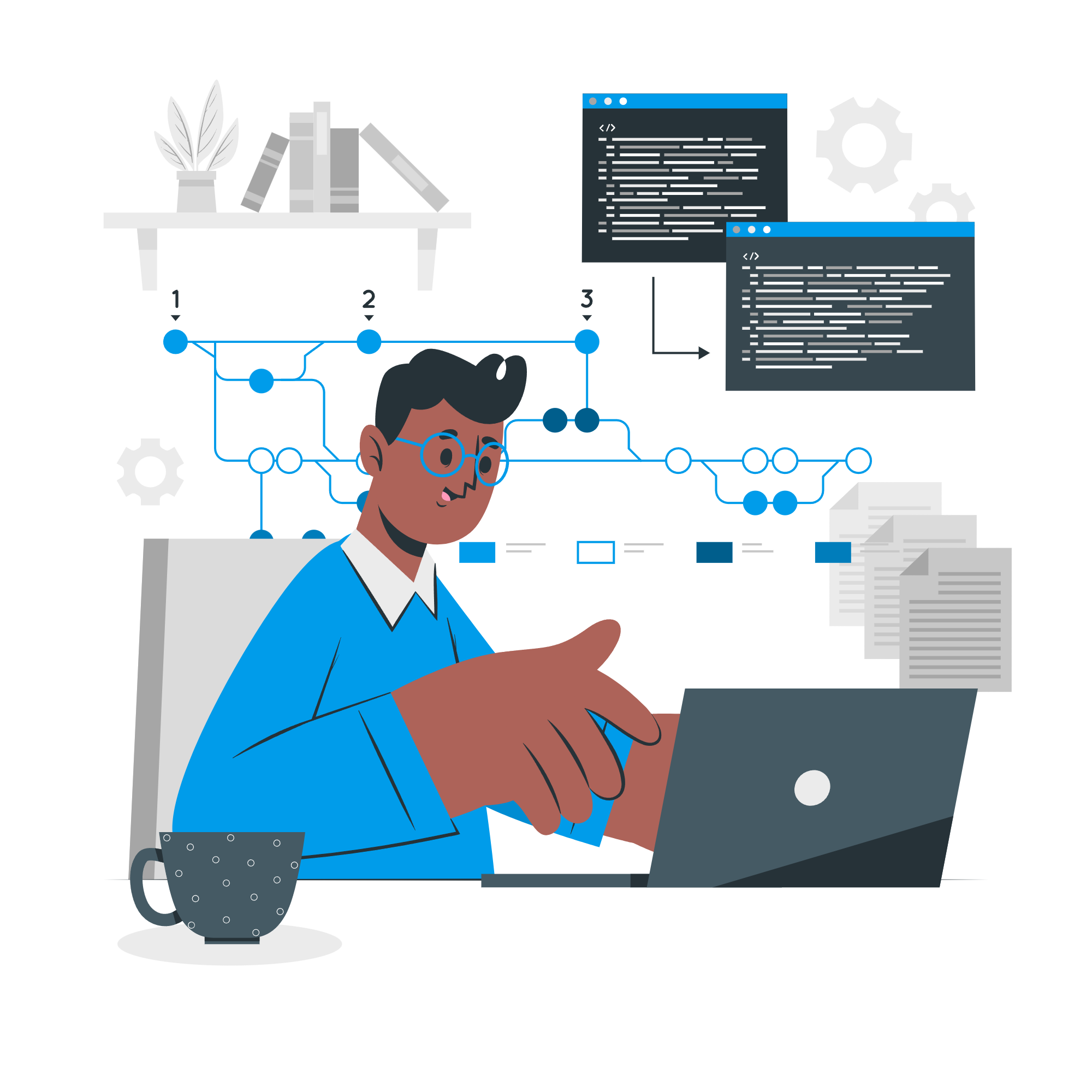 Изображение о компании ForgeNetwork с примерами графических работ